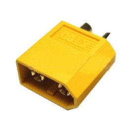 Radio control airplanes, KNTRc ΧΤ60 MALE BATTERY CONNECTOR 