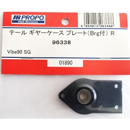 TAIL GEAR CASE PLATE R W BEARING V90SG JR HELI Parts