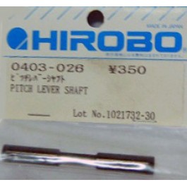 PITCH LEVER SHAFT Hirobo HELI Parts