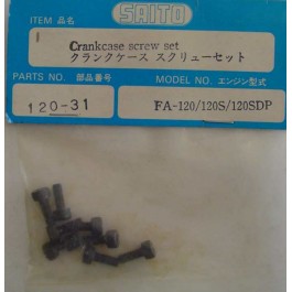 CRANK,SCREW SET FA-120  3 Saito Spare Parts