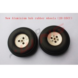Kuza Rubber Wheel with Aluminum  Hub  1.25"