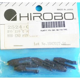 Hirobo radio control helicopter, replacement rod ends pin type,  for 2mm rods