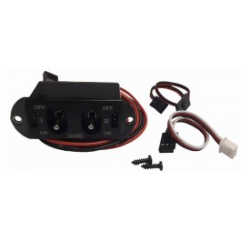 Radio control airplanes, rccskj, 3105 double switch for receiver and  engine electronic ignition 