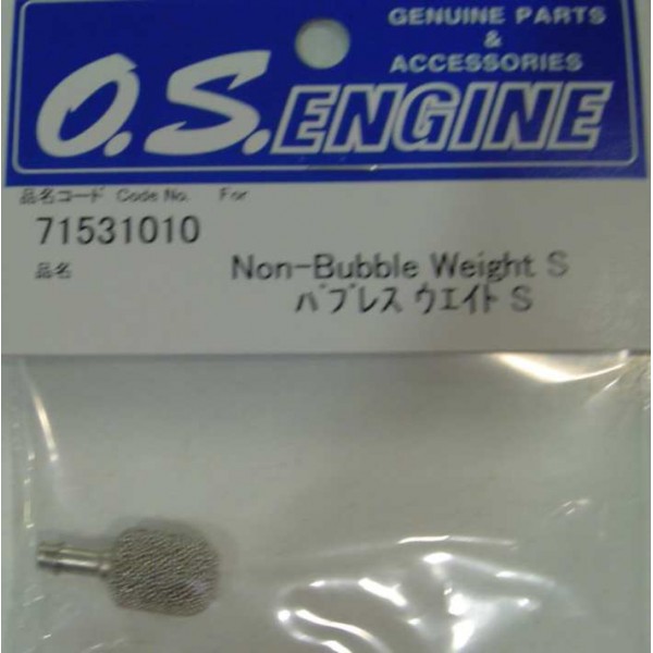 Radio control airplanes, O.S Engines 71531010 NON-BUBBLE WEIGHT SMALL
