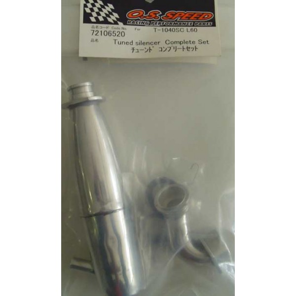 TUNED SILENCER T-1040SC L60 COMPLETE SET OS Engines Parts