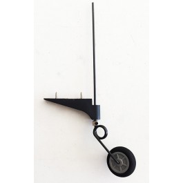 Radio control airplane,  AeroplusRC,  tail wheel assembly for .40-.60cu in. 