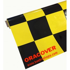 ORACOVER FUN 6 YELLOW BLACK (1m)