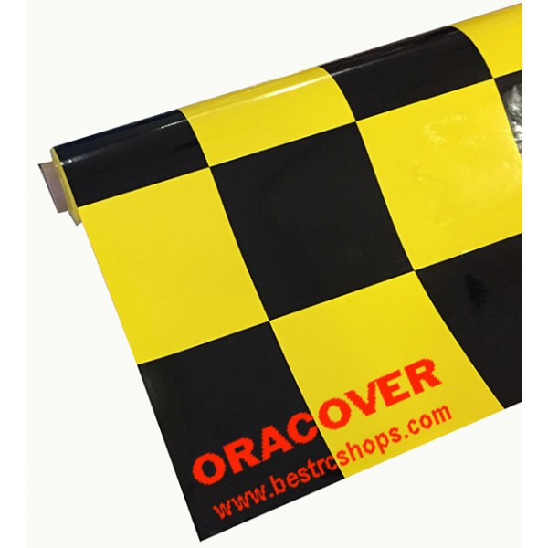 ORACOVER FUN 6 YELLOW BLACK (1m)