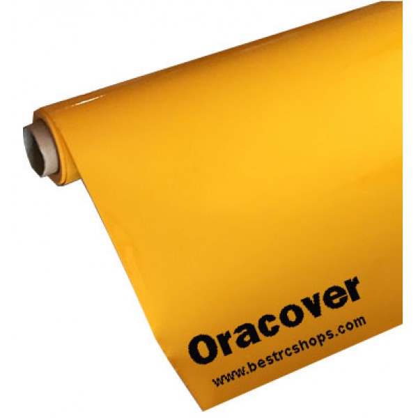Oracover, radio control airplane, heat shrink film cover, Cub Yellow, 1m
