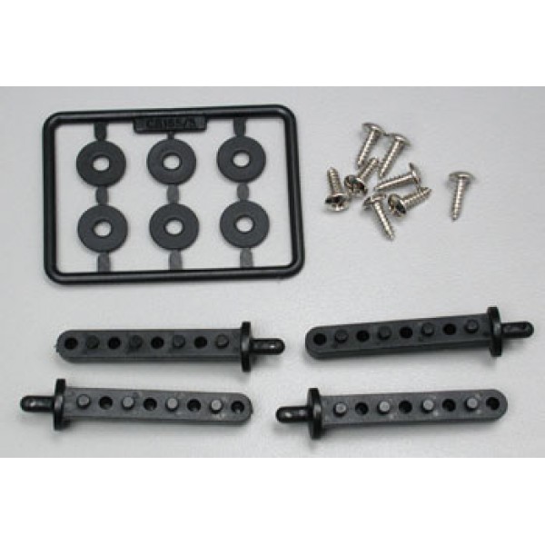 BODY MOUNT SET   1 Duratrax Overdrive ST Parts