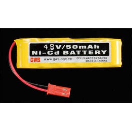 4.8V 50mAH JST Nicad, NiMH Batteries