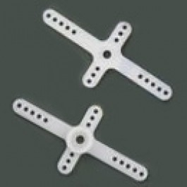 Βραχίονας σταυρός  μικρός πλαστικός για Futaba S3108-3110-3154 σέρβο
