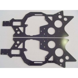 CARBON LOWER FRAME AS9 JR HELI Parts