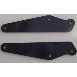 CARBON UPPER FRAME SUPPORT PLATE AS9 JR HELI Parts