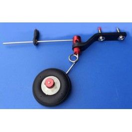 Radio control airplanes, Kuza Carbon Tail Wheel assembly V2 for 40-70cc  Gas airplane