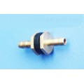 Kuza airplane fuel tank outlet fitting brass galvanized