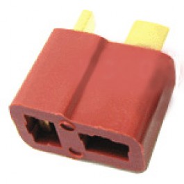Radio control airplanes, KNTRc DEANS FEMALE BATTERY CONNECTOR WITH GRIP 