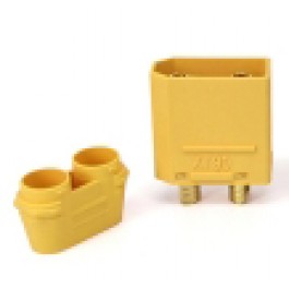 Radio control airplanes, KNTRc XT90H  FEMALE BATTERY CONNECTOR WITH CUP 