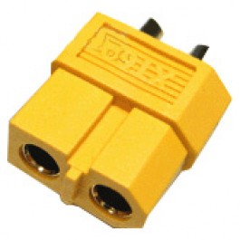 Radio control airplanes, KNTRc ΧΤ60 FEMALE BATTERY CONNECTOR