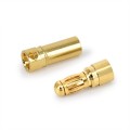 Radio control airplanes, KNTRc GOLD PLATED CONNECTOR PAIR 3,5mm 2 pieces