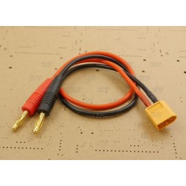 Radio control airplanes, KNTRc CHARGE CABLE BANANA TO XTC-60 14AWG 15cm