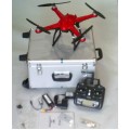 Ready to fly Skyartec Free X drone, with radio, battery, charger and carrying case