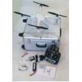Ready to fly Skyartec Free X drone, with radio, battery, charger and carrying case
