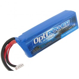 Optipower LiPo battery 3S 11,1V 2150MAh, 50C discharge, with JST-XH balance connector