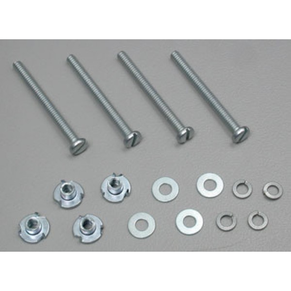 Radio control airplanes, Du-Bro 127 MOUNT BOLT WITH BLIND NUT 4-40X1 1/4in 4pcs