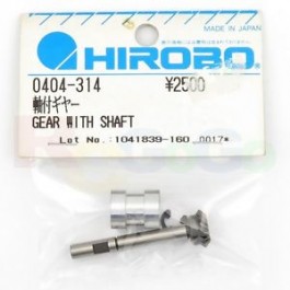 GEAR WITH SHAFT   1 Hirobo HELI Parts