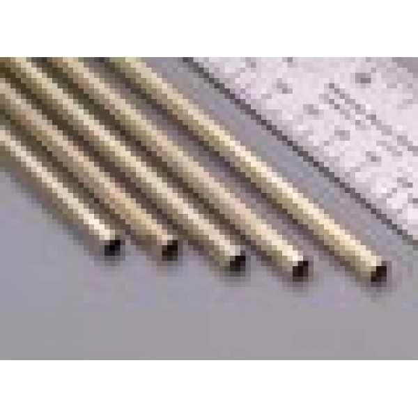 Radio control airplanes, 1m brass tube 5.1mm inner, 6mm outer diameter